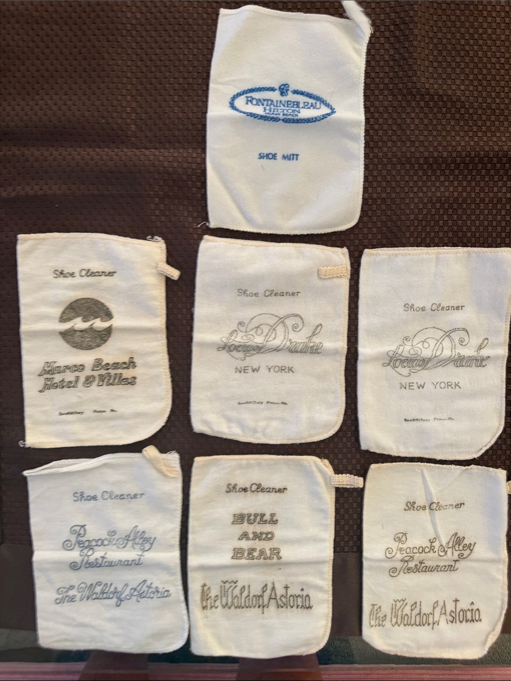 Lot of Vintage Hotel Memorabilia Waldorf Astoria